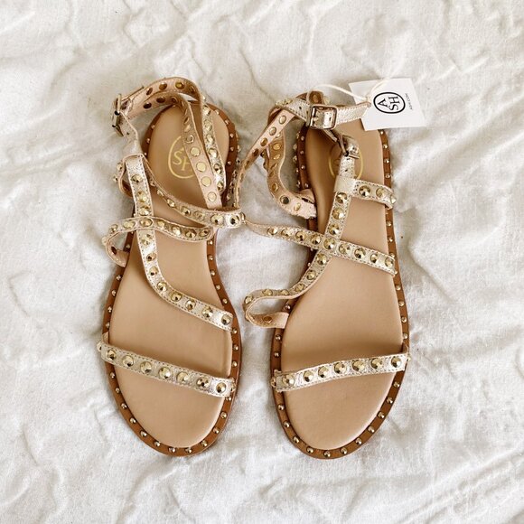Ash Women's Petra Studded Strappy Sandals Size 5 - Picture 2 of 7